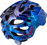 KALI Child Chakra Lighted Helmet - Jungle - Gloss Blue - Small 221022225