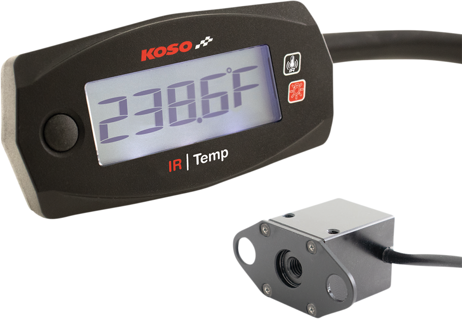 KOSO NORTH AMERICA Infrared Tire Temperature Meter with Sensor MEASURES TEMPS UP TO 302F BA033050
