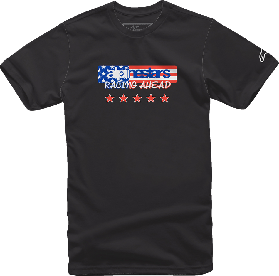 Camiseta ALPINESTARS USA Again - Negro - Grande 12137261010L 
