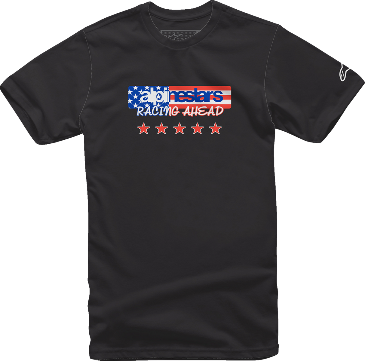 ALPINESTARS USA Again T-Shirt, Schwarz, Größe M, 12137261010M