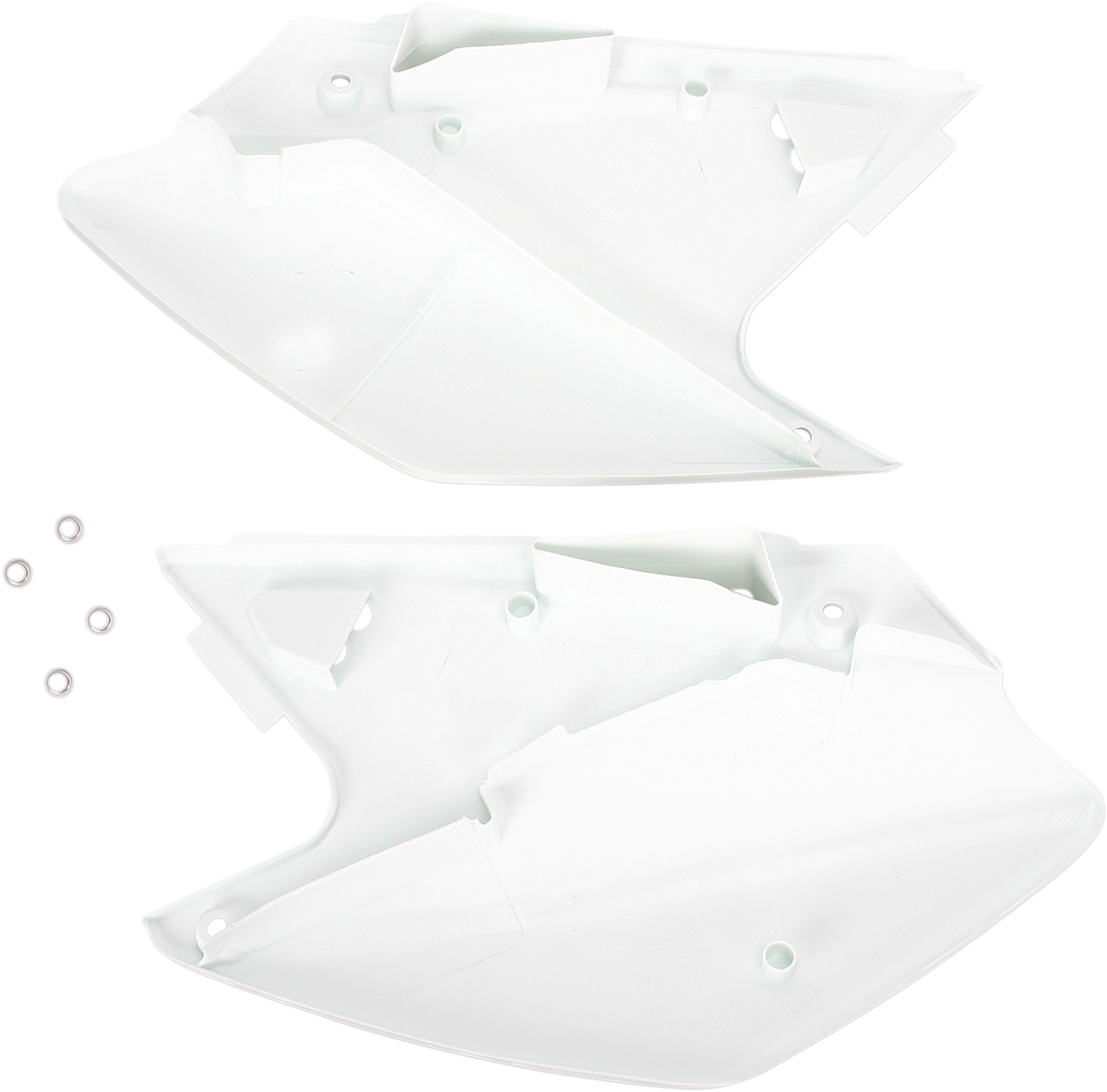 ACERBIS Side Panels - White 2043410002