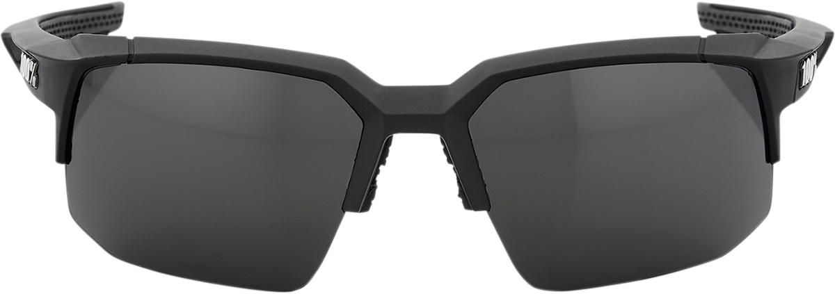 100% Speedcoupe Sunglasses - Black - Smoke 61031-100-57