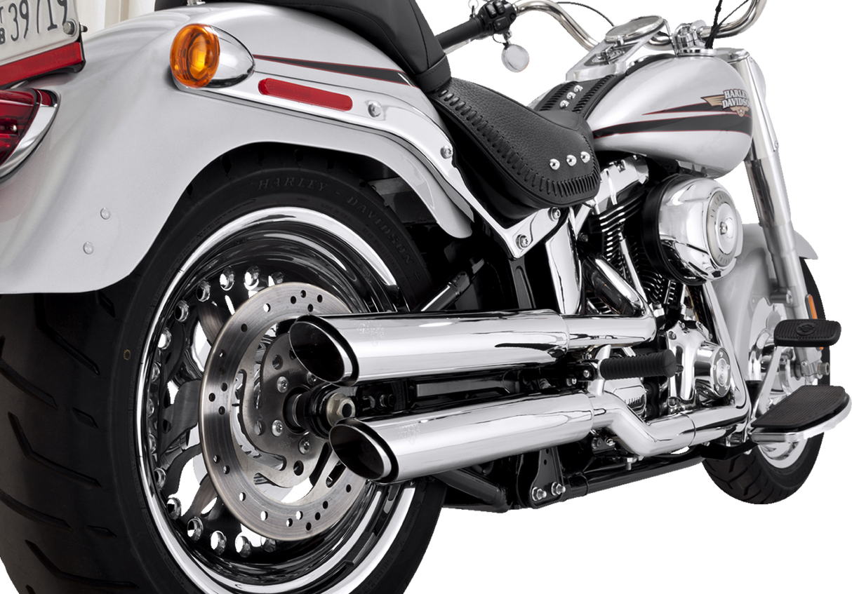 VANCE &amp; HINES 3" Twin Slash Slip-On Schalldämpfer - Chrom 16343 