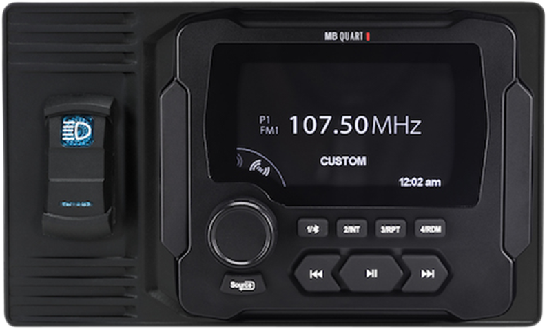MB QUART Radio with Dash Kit - RZR MBQR-RAD-2