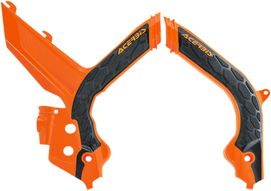 ACERBIS X-Grip Frame Guards - '16 Orange/Black 2783155225