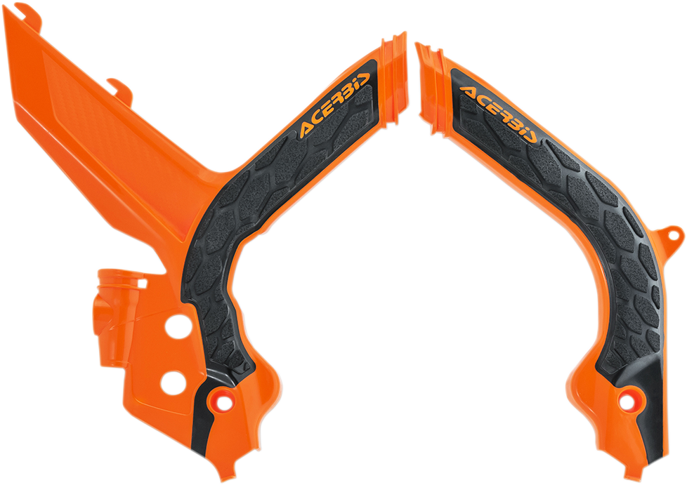 ACERBIS X-Grip Frame Guards - '16 Orange/Black 2783155225