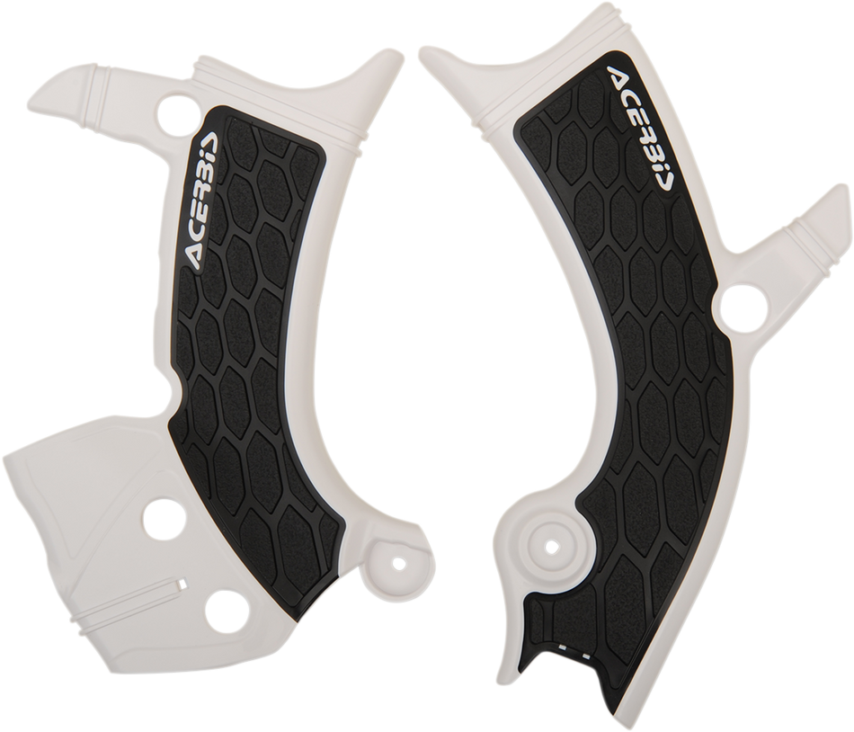 ACERBIS X-Grip Frame Guards - White/Black 2689411035