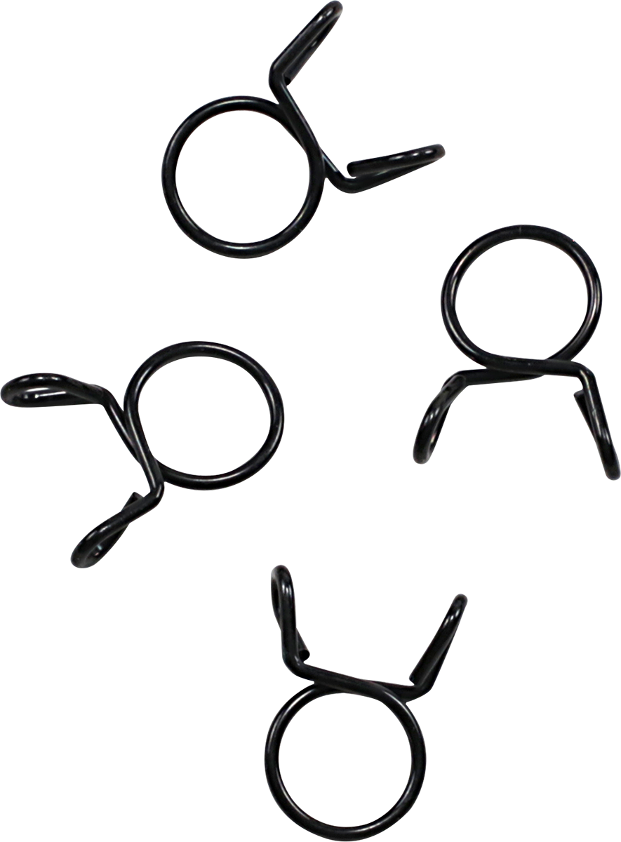 ALL BALLS Refill Kit - Wire Clamp - Black - 4-Pack FS00054