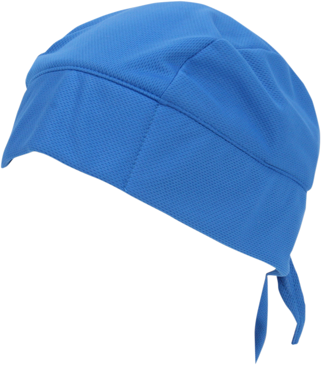 HYPER KEWL Tie-On Evaporative Cooling Skull Cap - Blue 6536RB