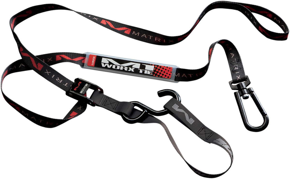 MATRIX CONCEPTS,LLC Worx Tie-Downs - 1" - Black M1 101