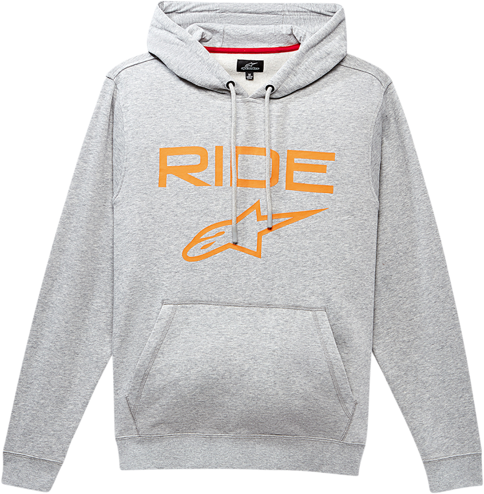 ALPINESTARS Ride 2.0 Hoodie - Gray/Orange - 2XL 11195100011412X