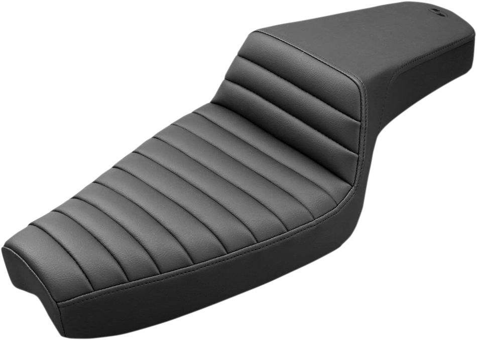 SADDLEMEN Step-Up Seat - Front Tuck-n-Roll - Black - XL 879-03-171
