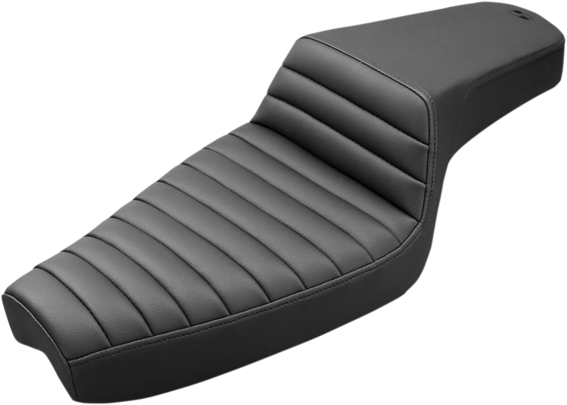 SADDLEMEN Step-Up Seat - Front Tuck-n-Roll - Black - XL 879-03-171