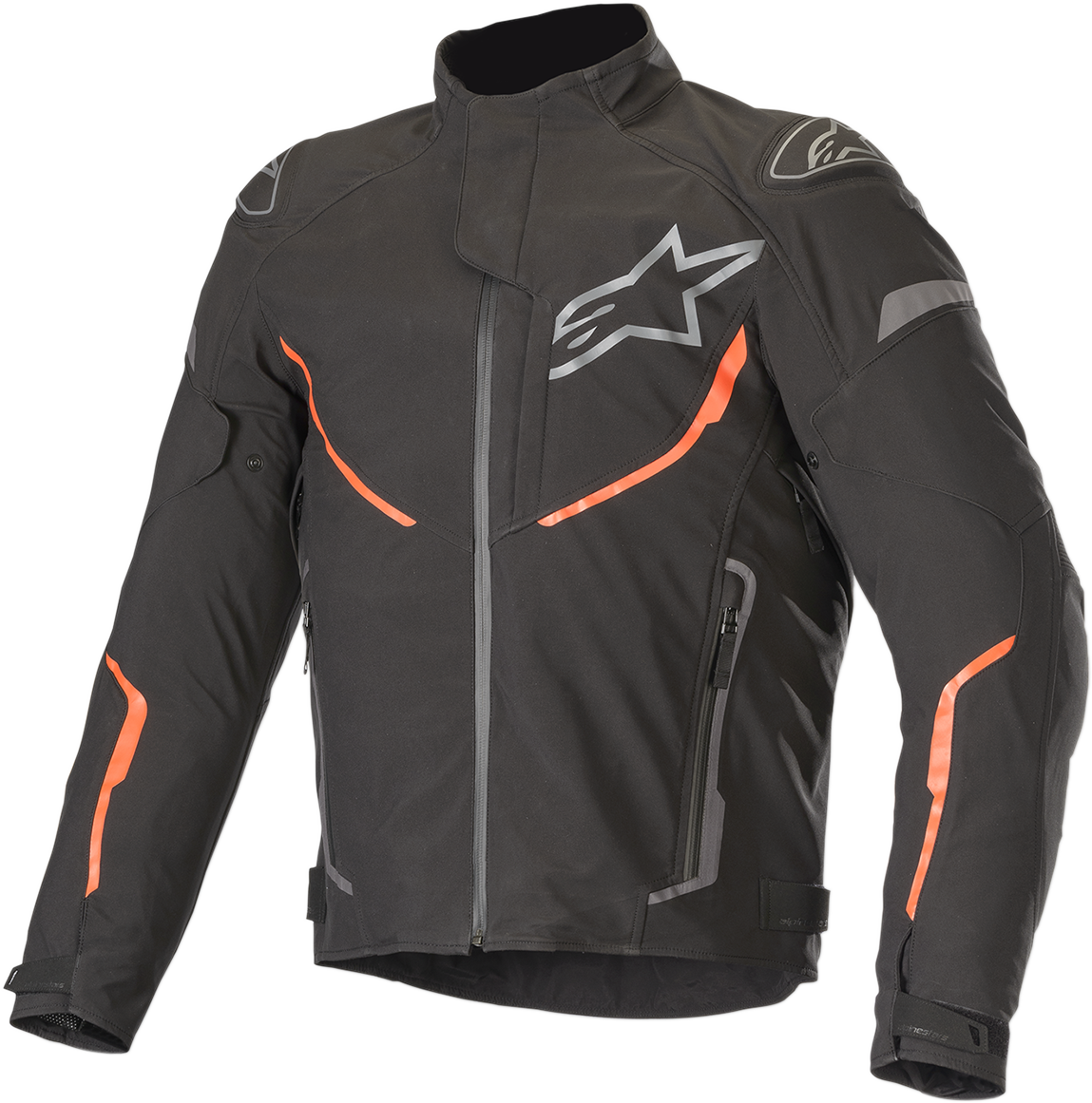 ALPINESTARS T-Fuse Sport Shell Wasserdichte Jacke - Schwarz/Rot - Größe S 3207219-1030-S