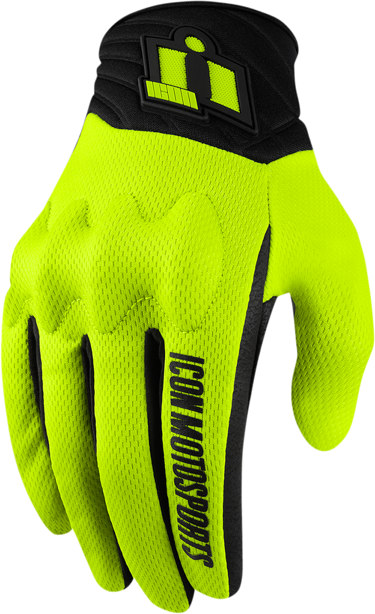 ICON Anthem 2 CE™ Gloves - Hi-Vis - Medium 3301-3672