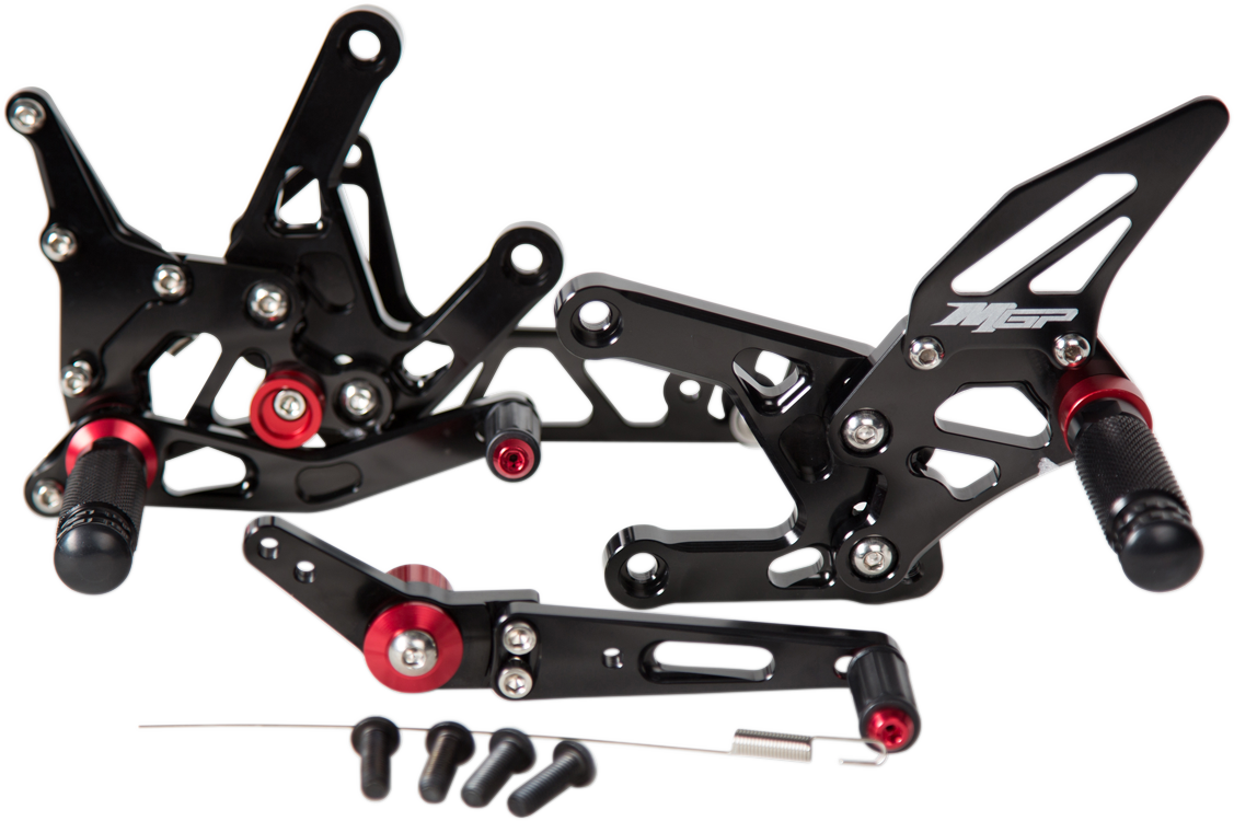 MGP MGP Rearset - Black - Yamaha 81501-2500