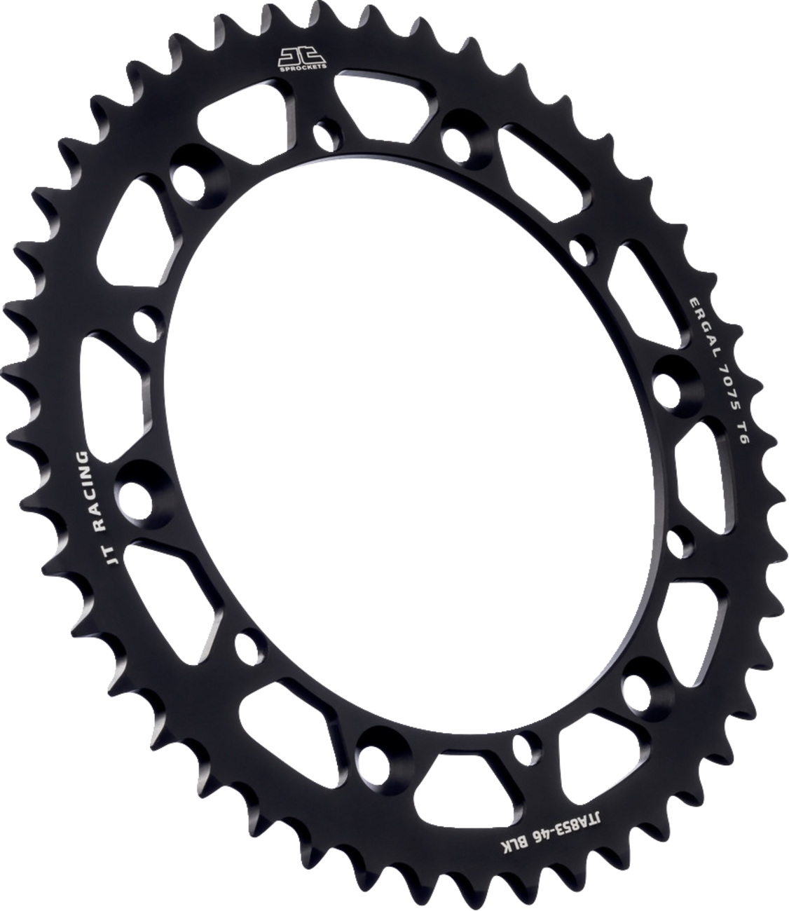 JT SPROCKETS Rear Sprocket - Black - 46 Tooth - Yamaha JTA853.46BLK