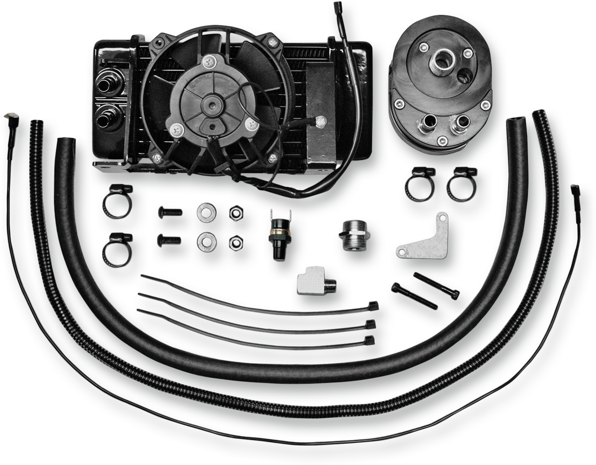 JAGG OIL COOLERS Oil Cooler Kit - 10R - Low Fan 751-FP2400-0323