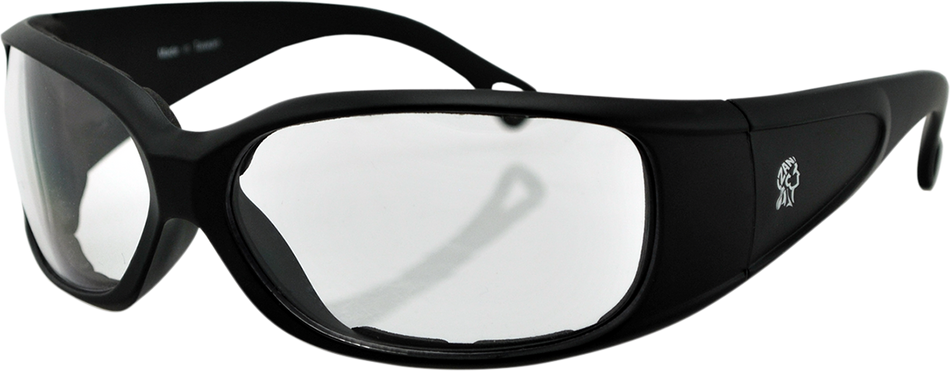 ZAN HEADGEAR Colorado Sunglasses - Matte Black - Clear EZCO001C