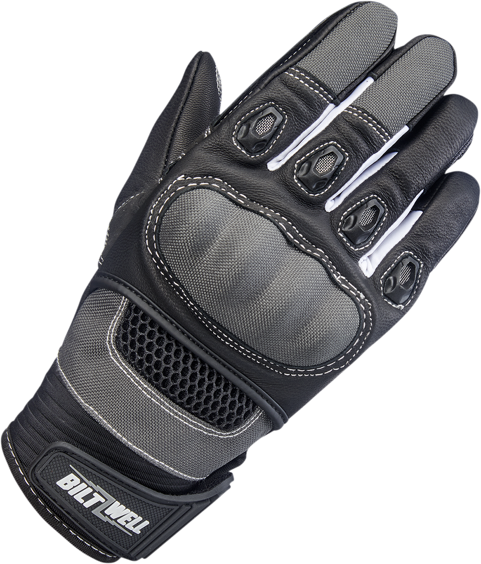 BILTWELL Bridgeport Gloves - Gray - XS 1509-1101-301