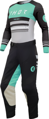 THOR Women's Prime Blaze Jersey - Black/Mint - XL 2911-0282