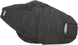 SDG 6-Ribbed Seat Cover - Black Ribs/Black Top/Black Sides 95916