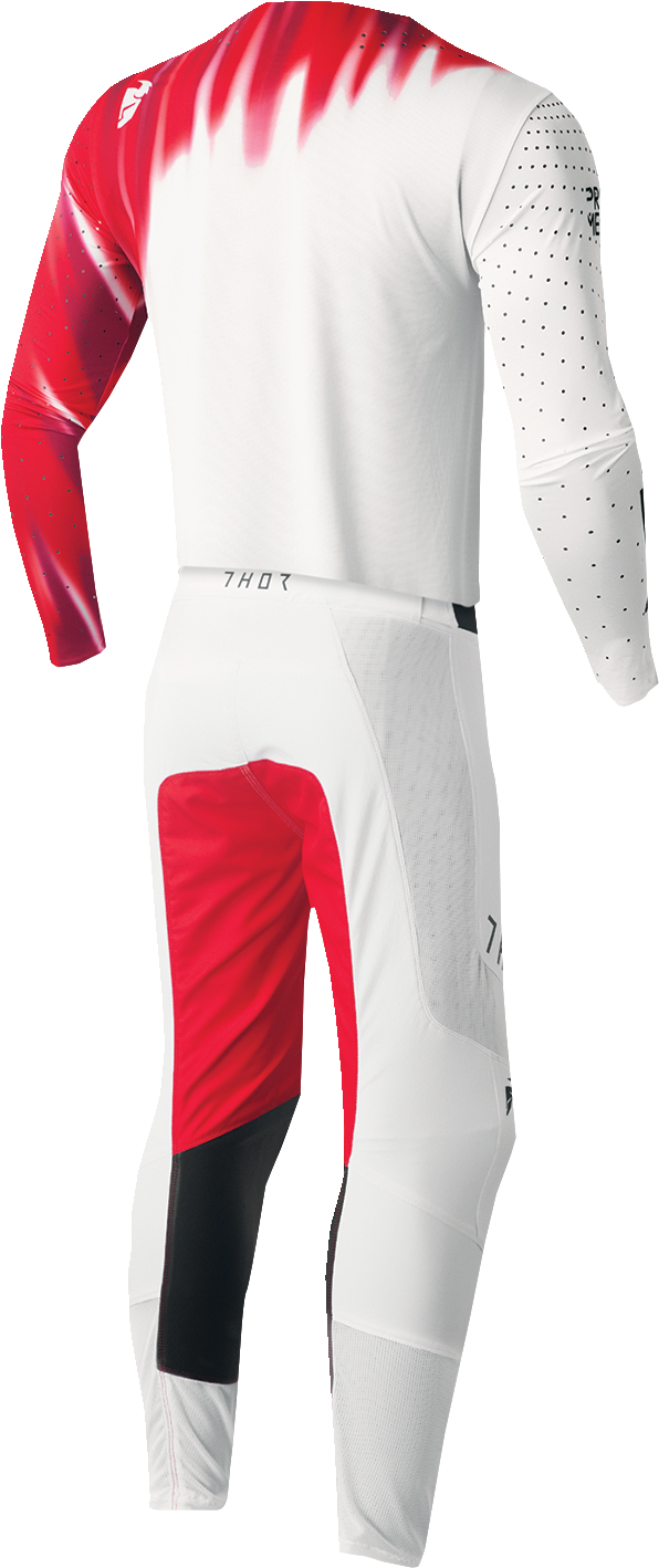 THOR Prime Freeze Jersey - White/Red - Large 2910-7463