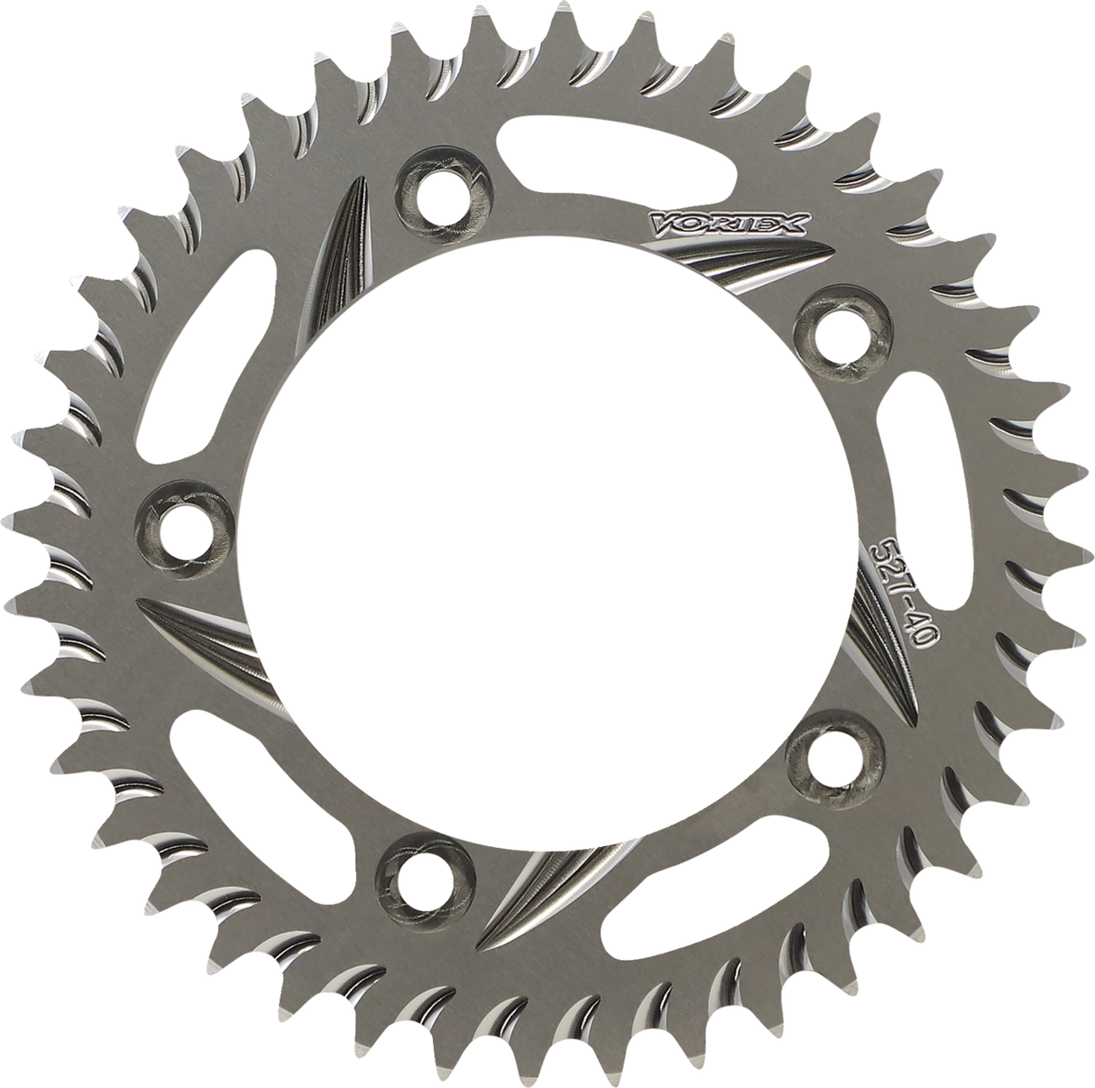 VORTEX Aluminum Sprocket - Silver - Rear - 40 Tooth 527-40