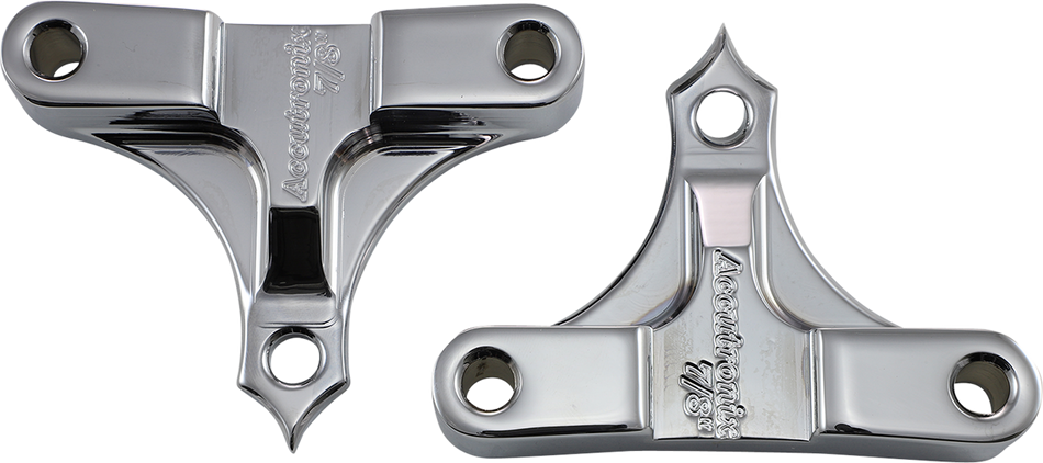 ACCUTRONIX Hot Legs/Bagger Legs Fender Spacers - Chrome - 0.875" Spacer - For 5.5" Width Fender TFS49-NF7/8C