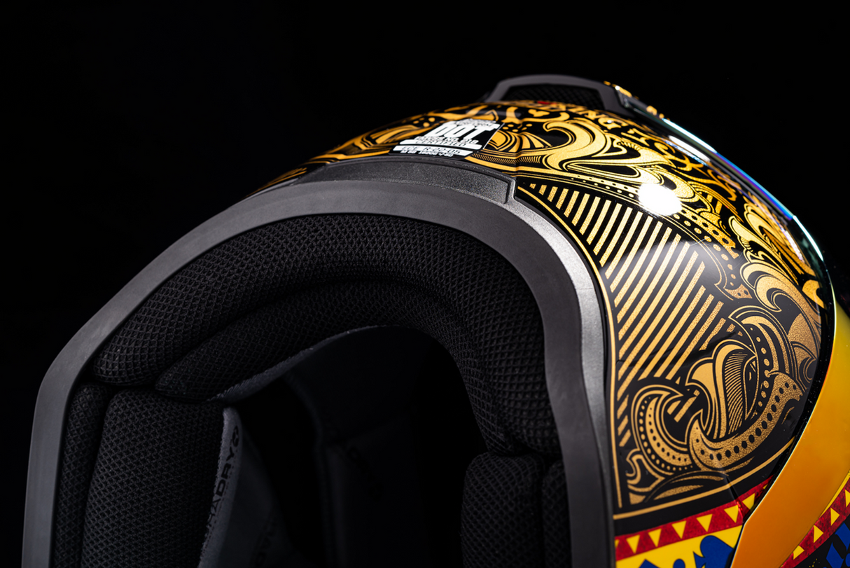 ICON Airform™ Helmet - Suicide King - Gold - XS 0101-14727