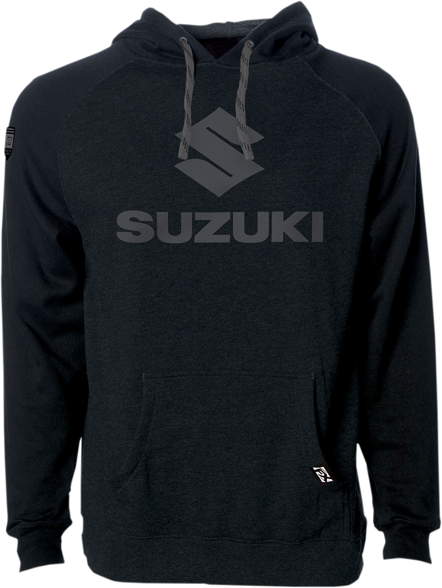 FACTORY EFFEX Suzuki Pullover Hoodie - Black - Large 25-88404