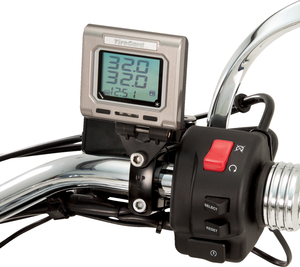 SHOW CHROME Handlebar Tire Pressure Monitor System 13-318