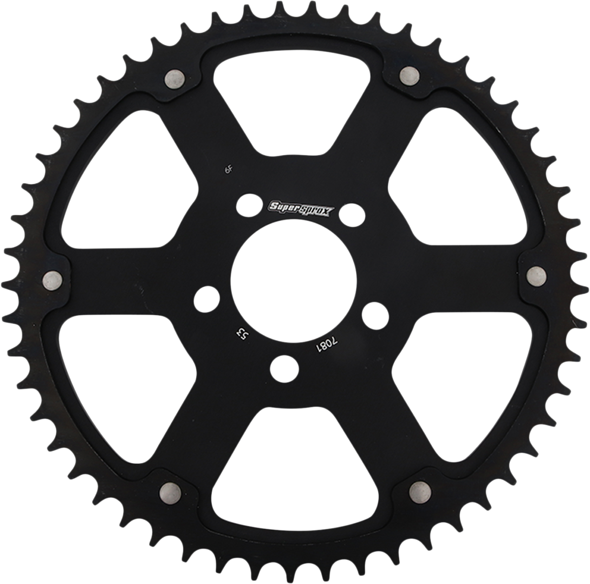 SUPERSPROX Sprocket - Rear - Stealth/Black - 53 Tooth RST-7081-53-BLK