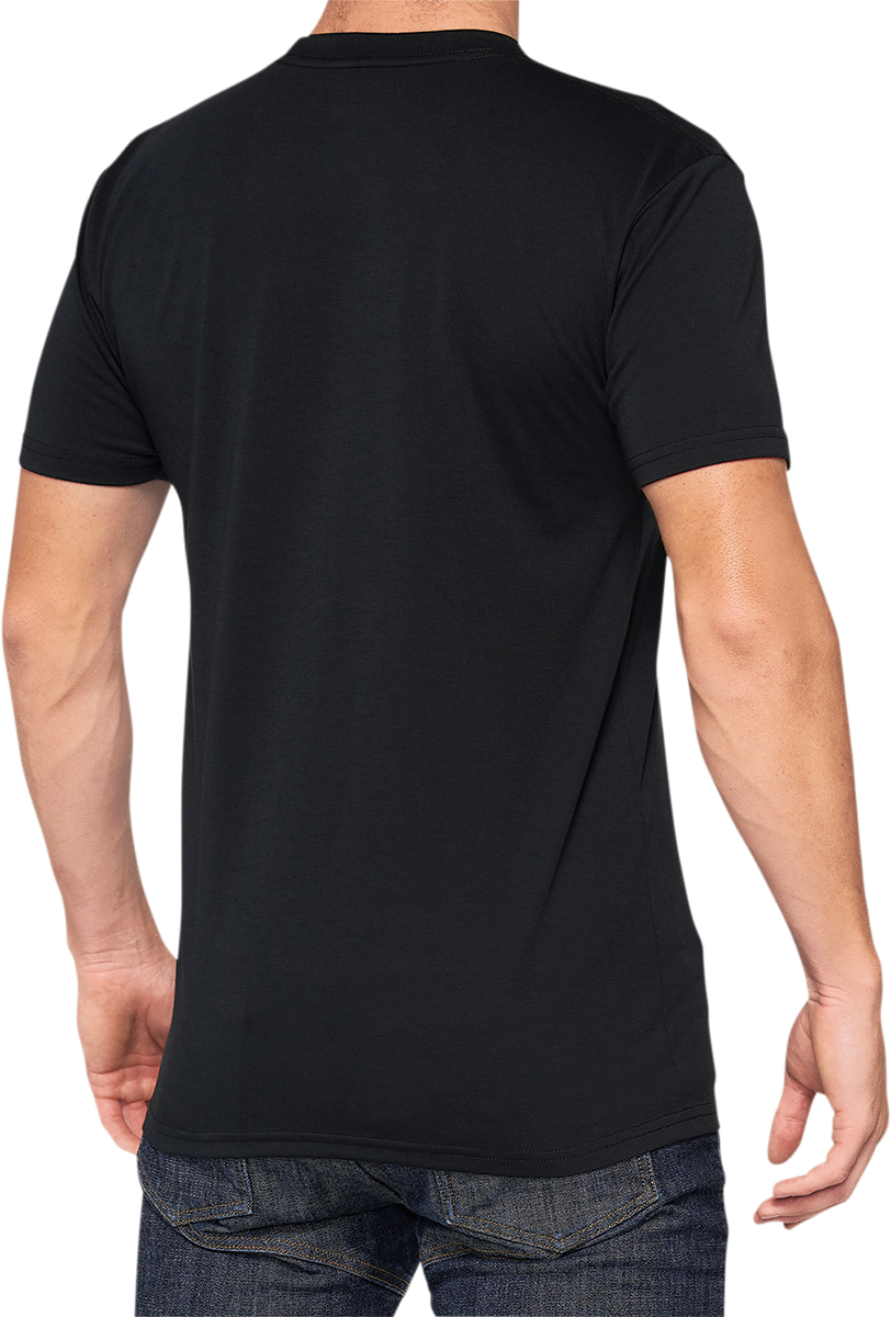 100% Athol Tech T-Shirt - Black - Small 35025-001-10