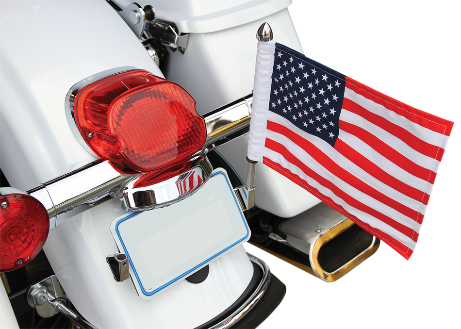 PRO PAD License Plate Flag Mount - With 6" X 9" Flag RFM-LPM