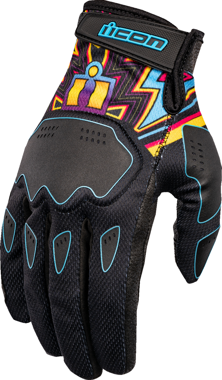 ICON Hooligan™ Lucky Lid Gloves - Black - 2XL 3301-4645