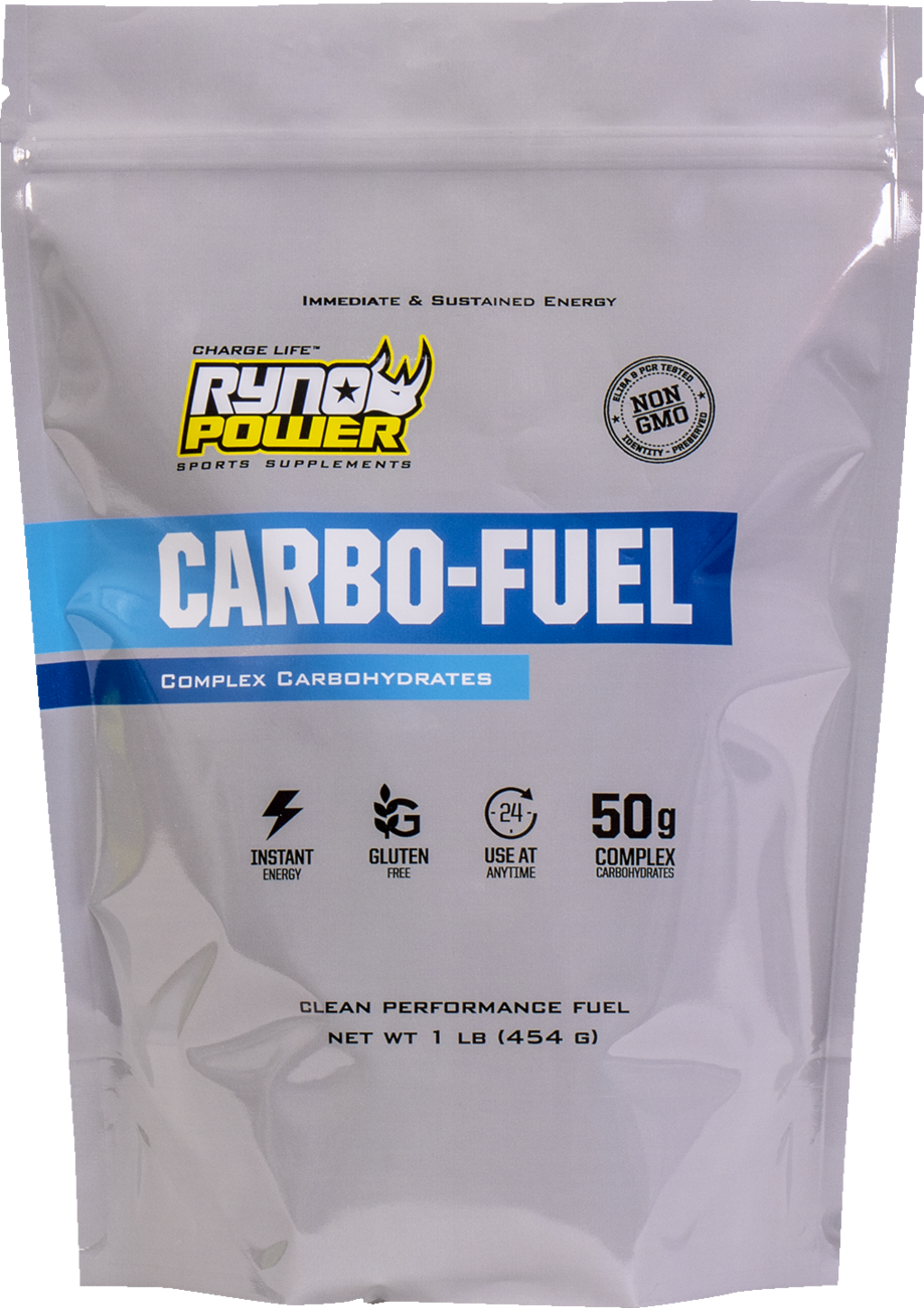 RYNO POWER Carbo-Fuel Powder - 1 lb - 10 Servings 1LB-CAR