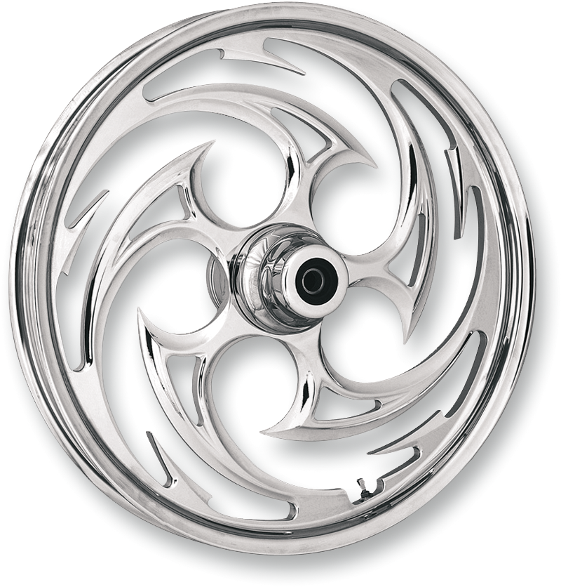 RC COMPONENTS Savage Front Wheel - Single Disc/No ABS - Chrome - 21"x2.15" - '00-'06 FXST/D 21215-9913-85C