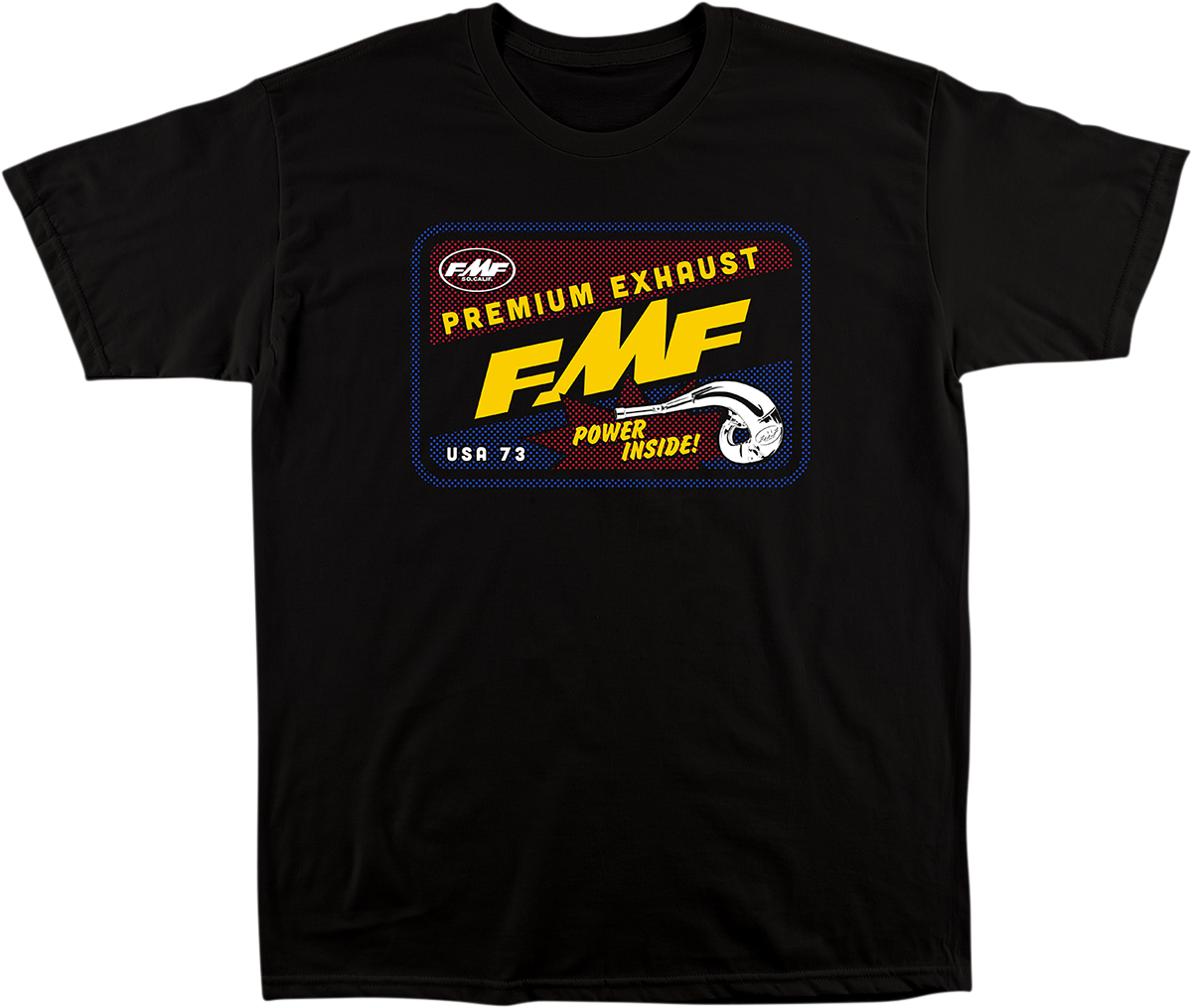 FMF Power Inside T-Shirt - Black - Small SP21118900BKSM 3030-20450