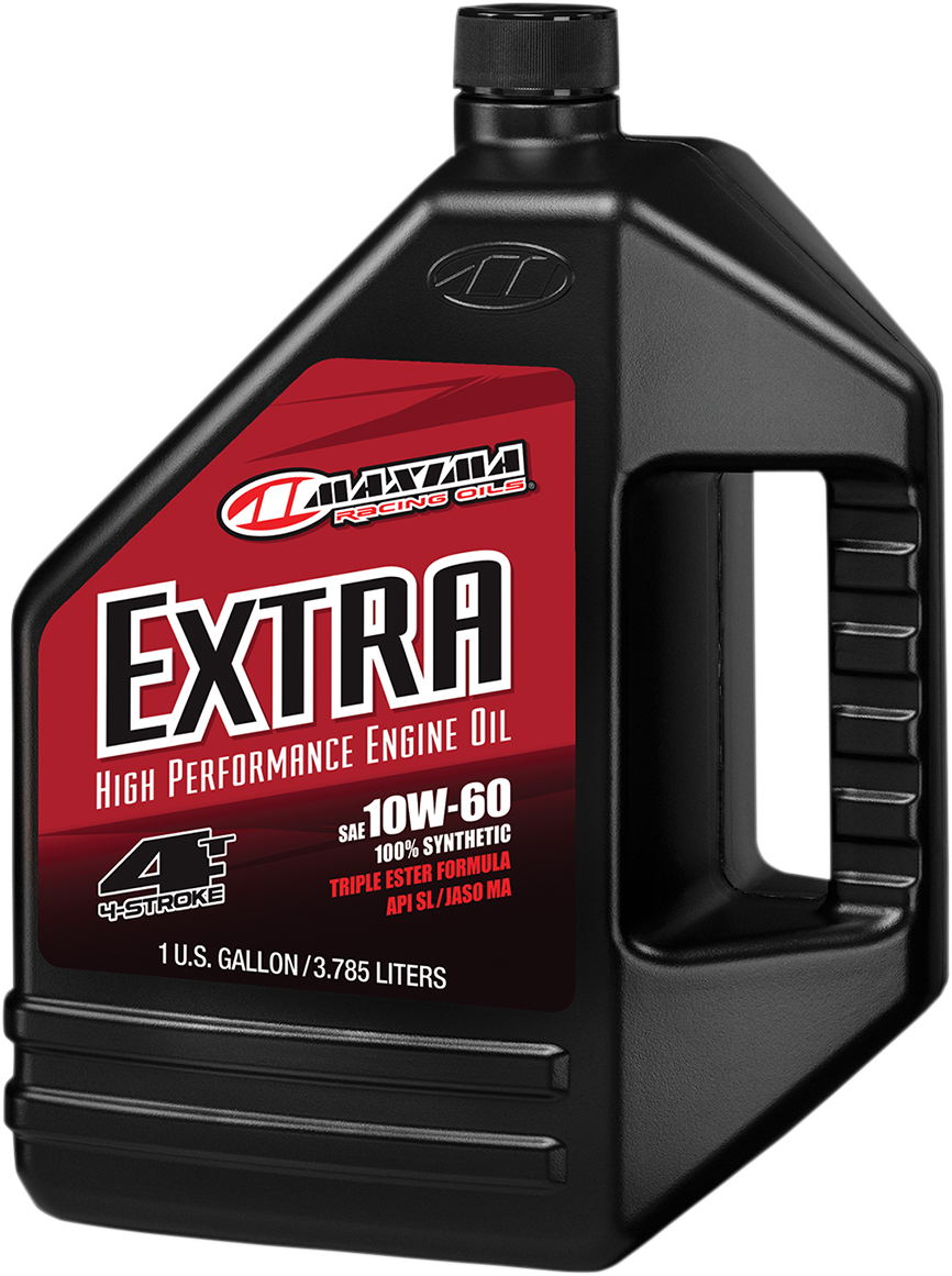 MAXIMA RACING OIL Extra Synthetic 4T Oil - 10W60 - 1 US gal 30-309128