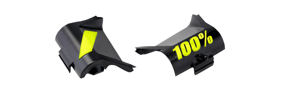100% Forecast Canister Covers - Black/Fluo Yellow 59046-00001