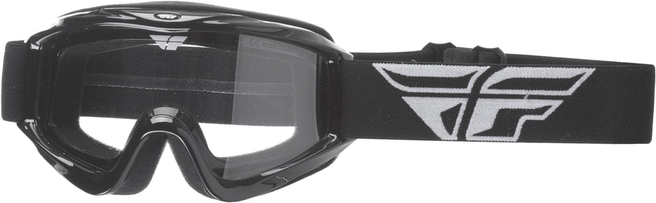 FLY RACING 2018 Focus Goggle Black W/Clear Lens 37-4000