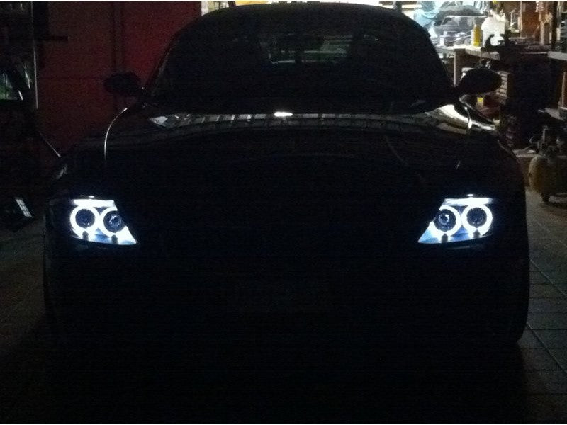 Spyder BMW Z4 03-08 Projector Headlights Xenon/HID Model Only - LED Halo Black PRO-YD-BMWZ403-HID-BK 5029676