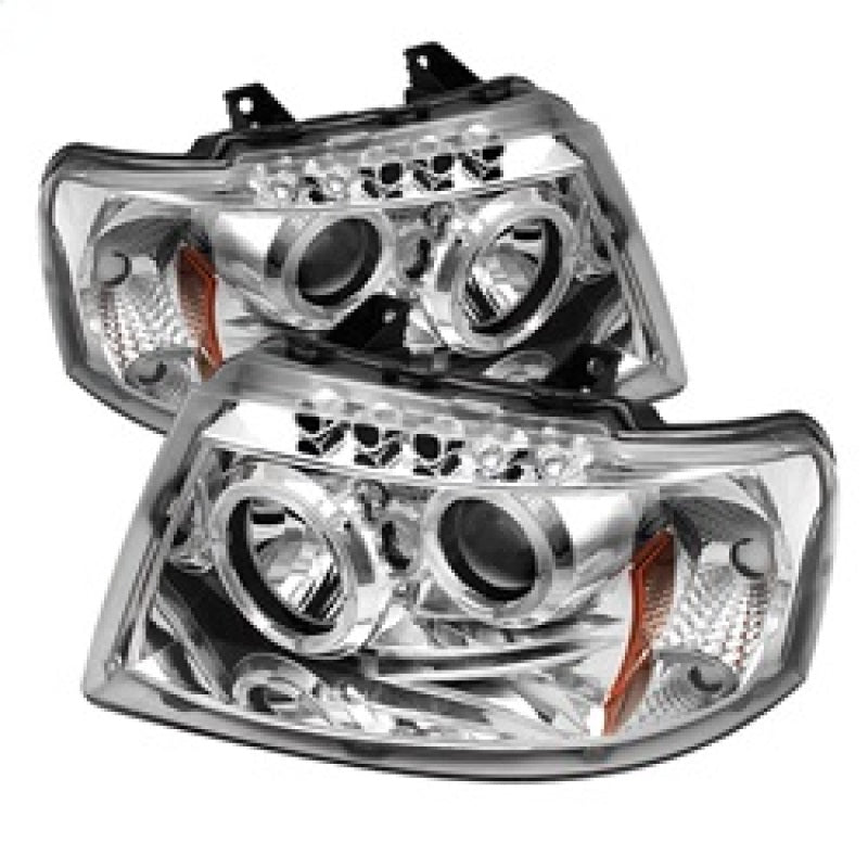 Spyder Ford Expedition 03-06 Projector Headlights LED Halo LED Chrm Low 9006 PRO-YD-FE03-HL-C 5010124