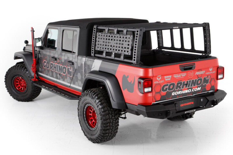 Go Rhino 19-21 Jeep Gladiator XRS Overland Xtreme Rack - Black 5950000T