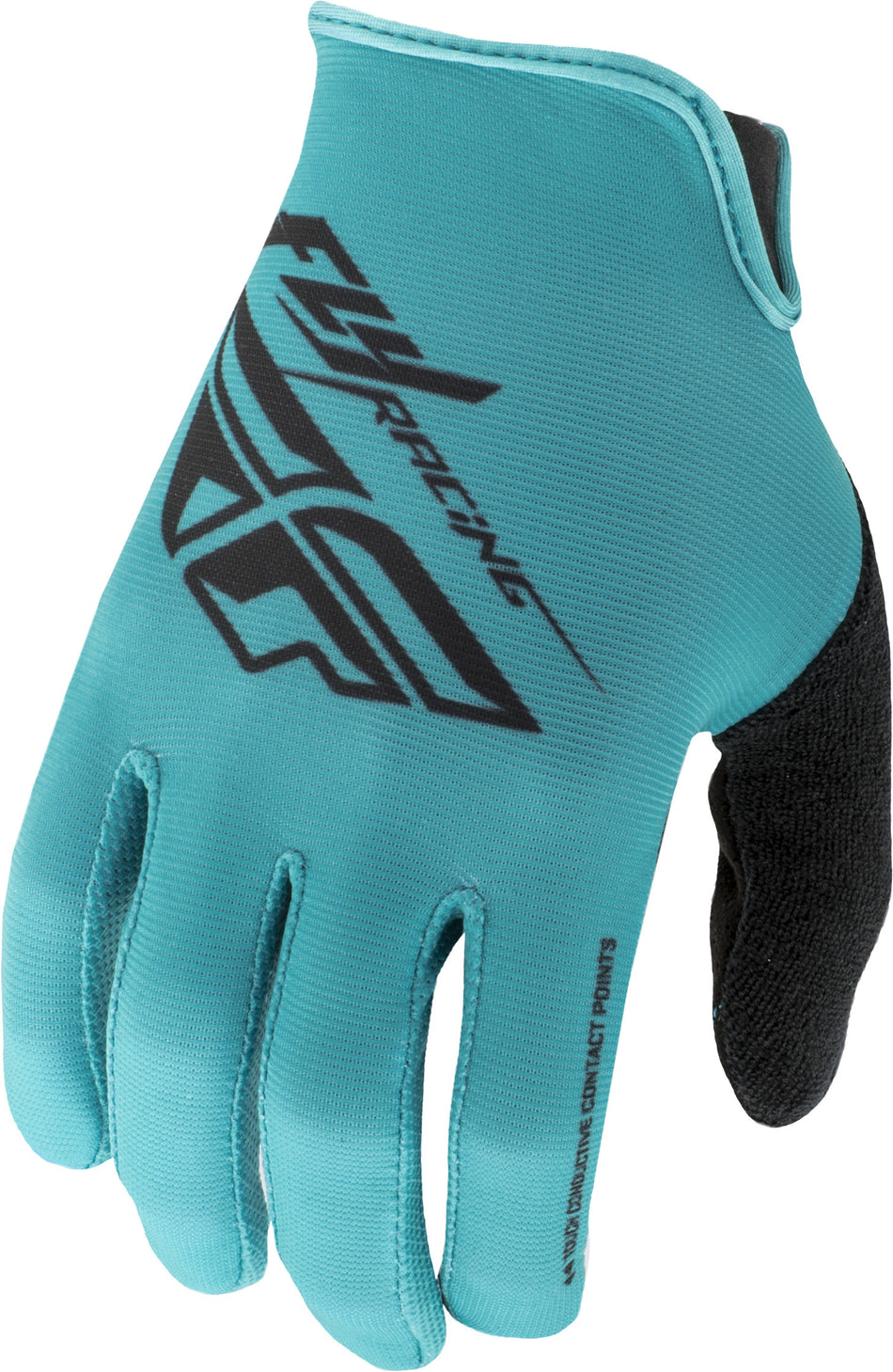 FLY RACING Media Gloves Teal/Black Sz 08 350-09708