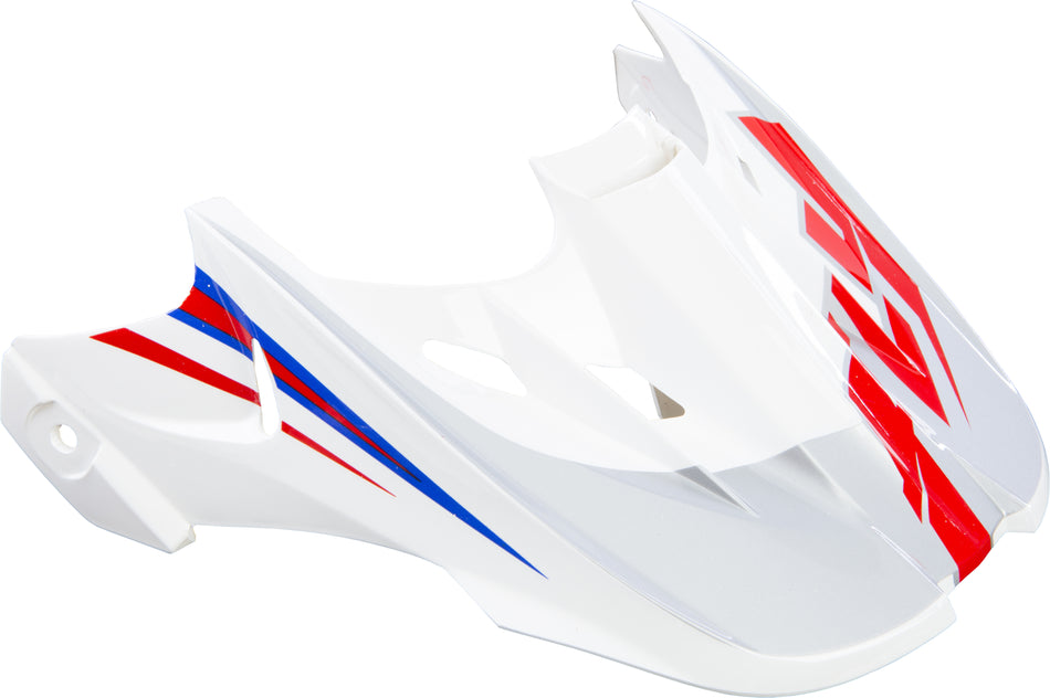 FLY RACING Kinetic Fullspeed Helmet Visor White/Red/Blue 73-4773