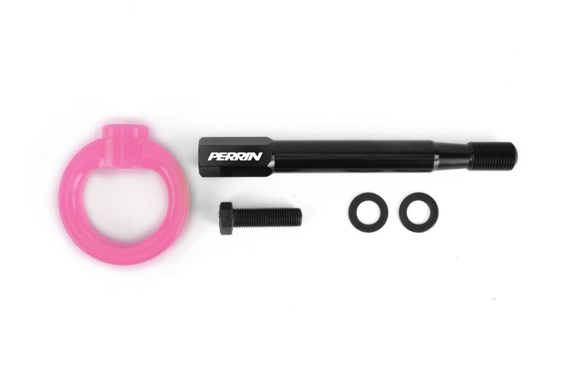 Perrin 2022+ BRZ/GR86 Tow Hook Kit (Front) - Hyper Pink PSP-BDY-236HP