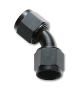 Vibrant -20AN X -20AN Female Flare Swivel 45 Deg Fitting (AN To AN) -Anodized Black Only 10717