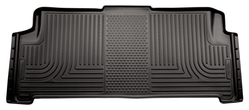 Husky Liners 08-12 Chrysler Town Country/Dodge Grand Caravan WeatherBeater 2nd Row Black Floor Liner 19081